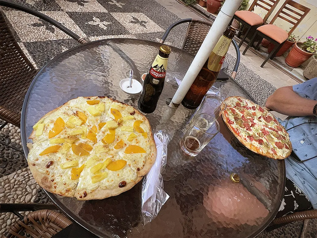 Two Pizzas on the table