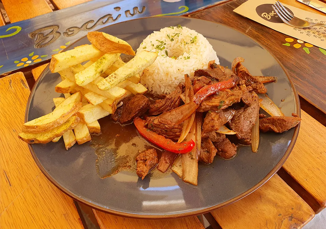 plate with food