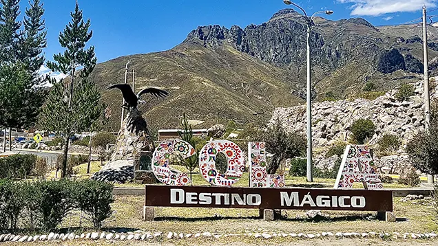 Sign COLCA with missing letter C