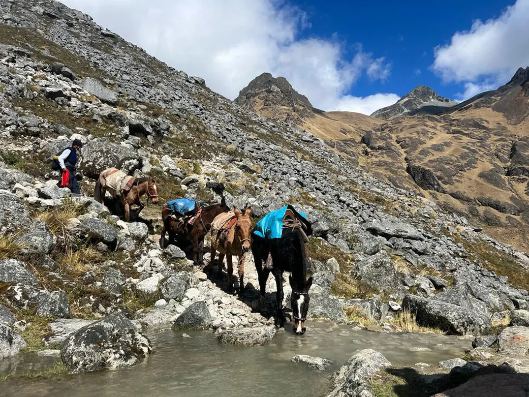 towards Salkantay Mountain