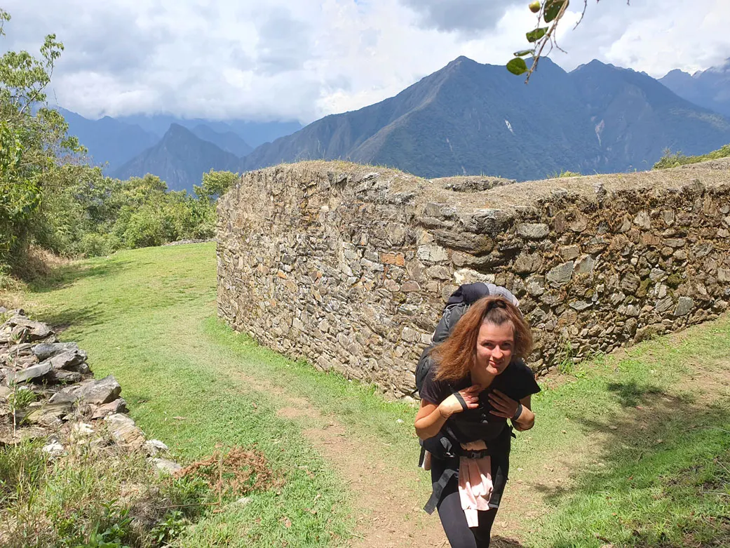 Vanessa has arrived at the Inca ruins