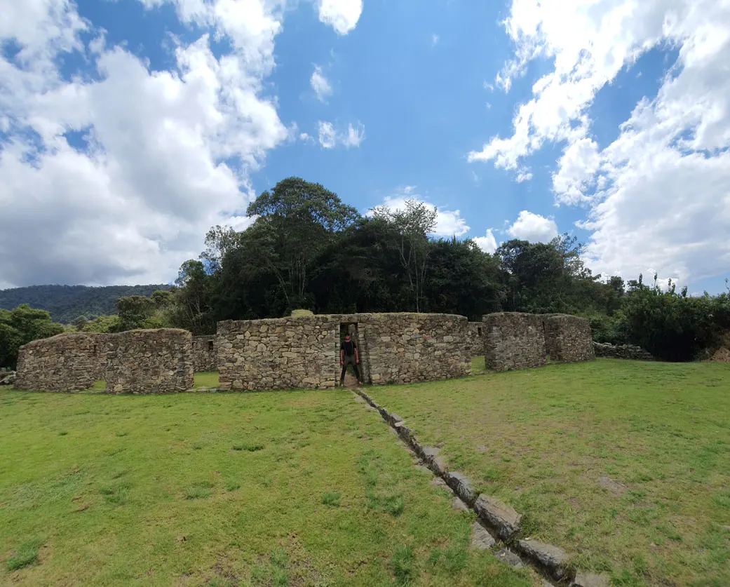 First Inca ruins on Salkantay Trek