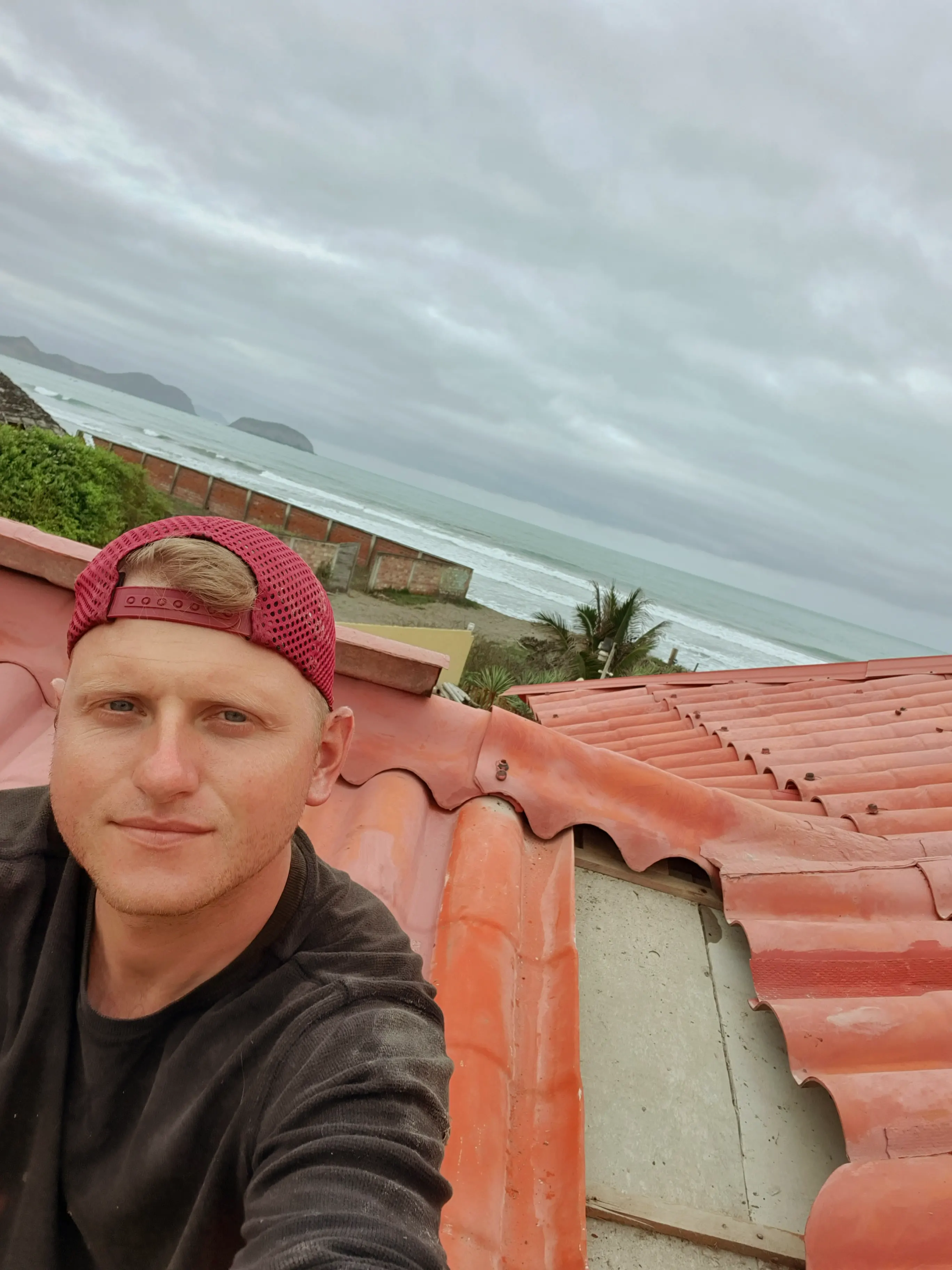 Matheo on the roof
